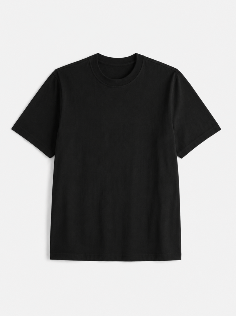 Tall Black Premium Heavyweight Tee