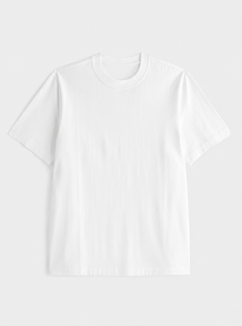 Tall White Premium Heavyweight Tee