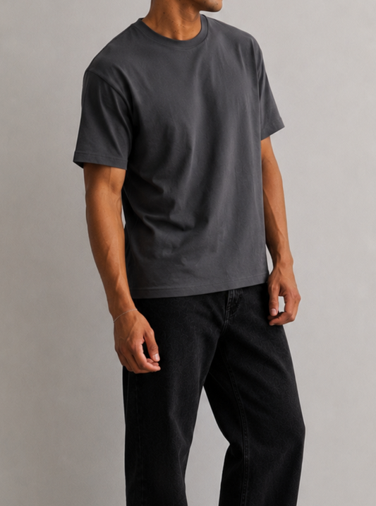 Tall Charcoal Premium Heavyweight Tee