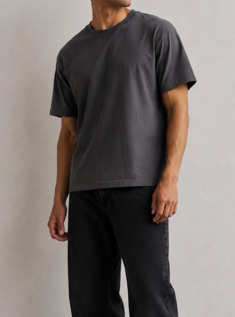 Tall Charcoal Premium Heavyweight Tee