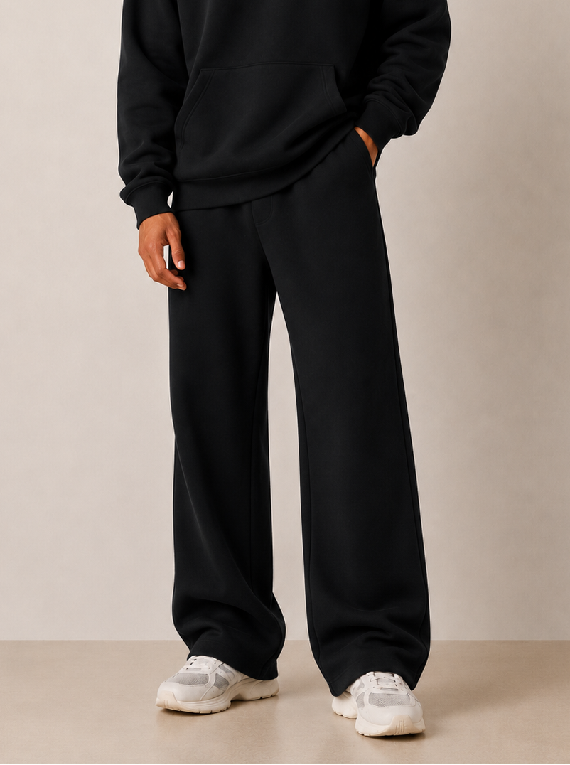 Tall Black Heavyweight Sweats
