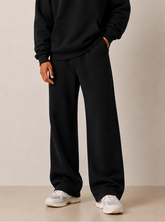 Tall Black Heavyweight Sweats