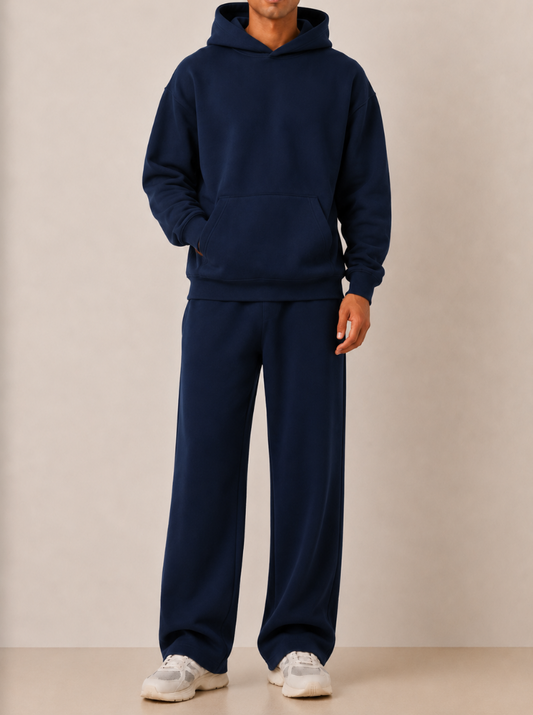 Tall Navy Heavyweight Sweat Set
