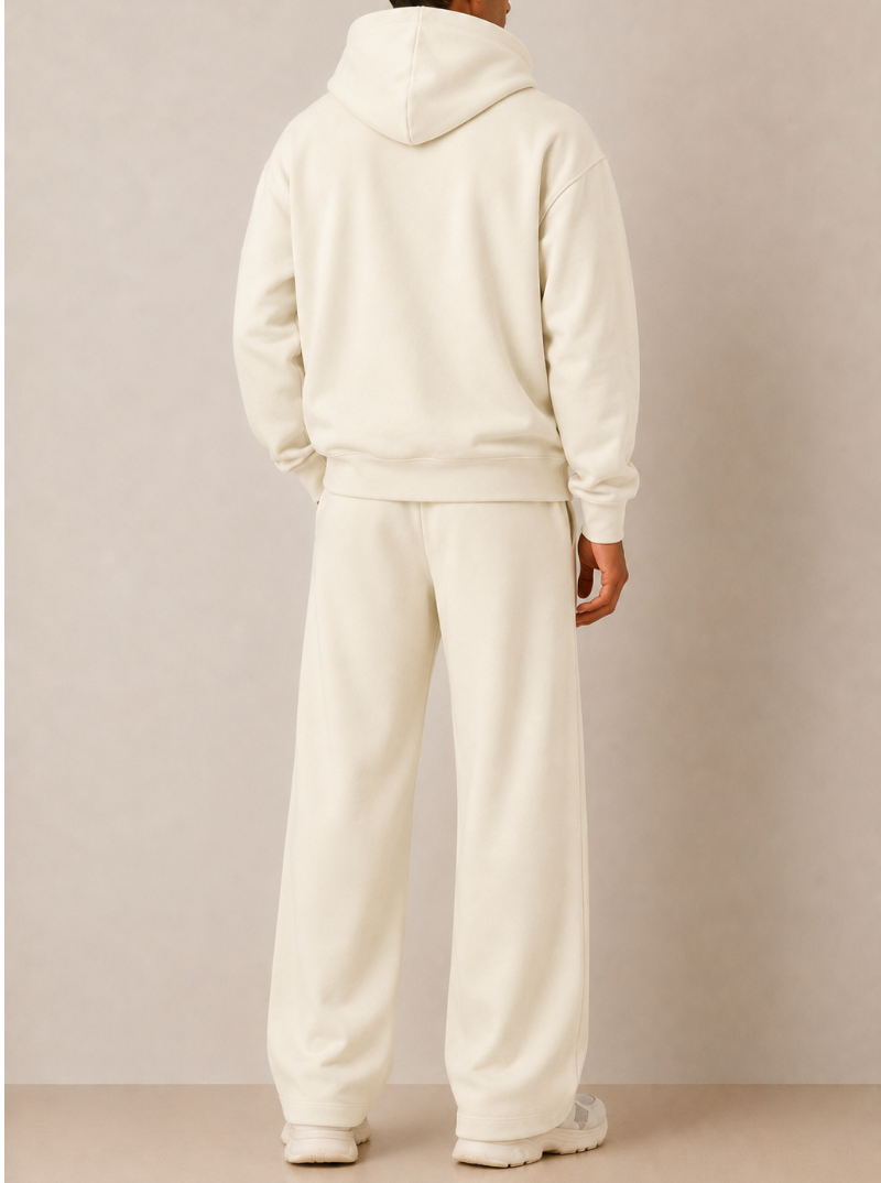 Tall Cream Heavyweight Sweat Set
