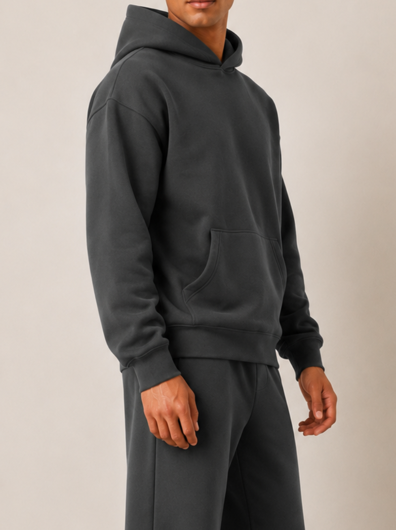 Tall Charcoal Heavyweight Hoodie