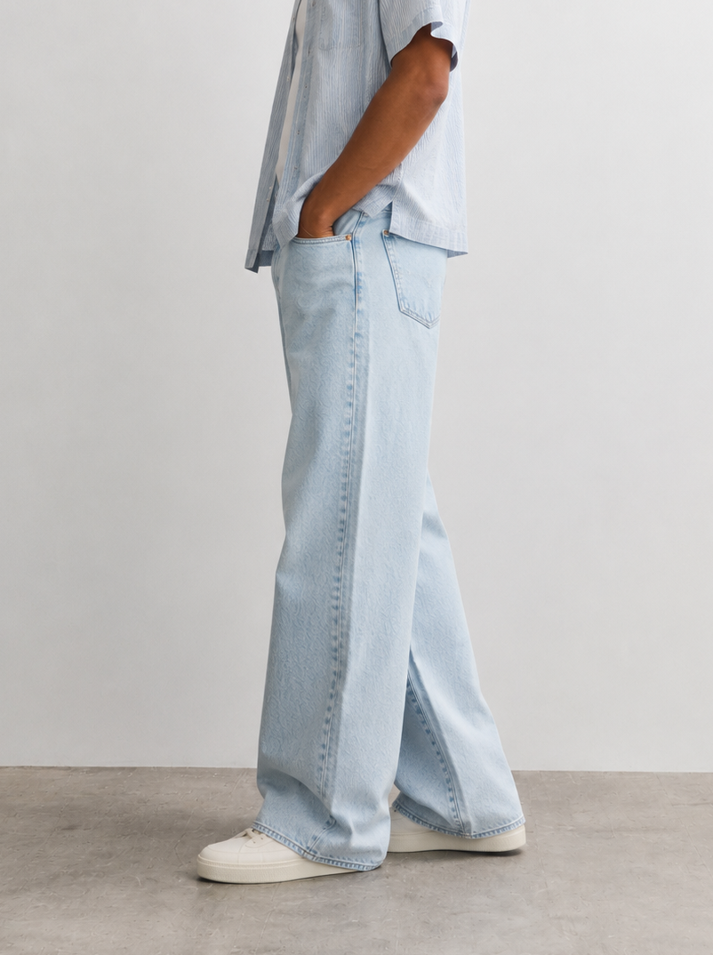 Tall Light Baggy Jeans