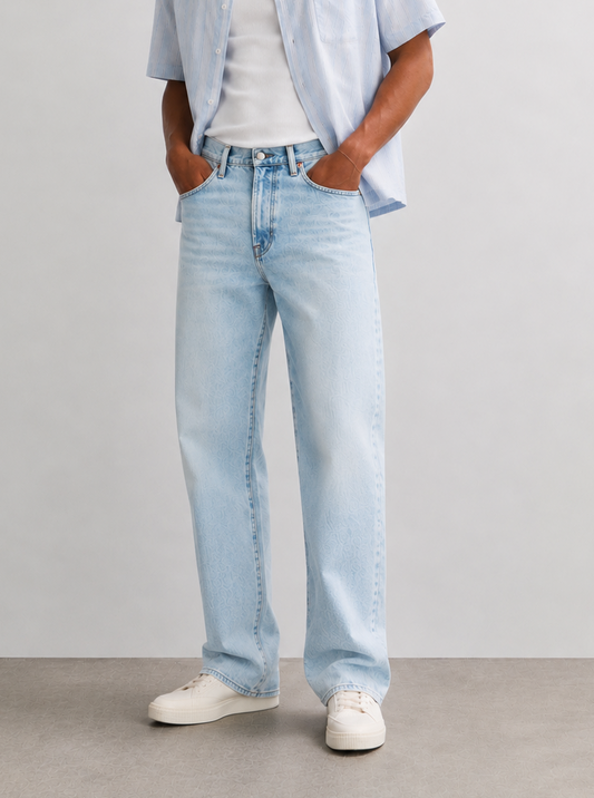 Tall Light Relaxed Straight Jeans